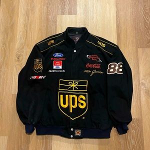Jeff Hamilton Ups Racing Jacket Vintage 2XL